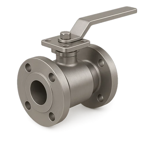 Титановый кран шаровой фланцевый ДУ 100 РУ 25